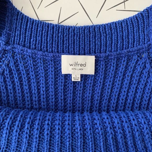 WILFRED FREE LINEN cable knit tank - Picture 4 of 6